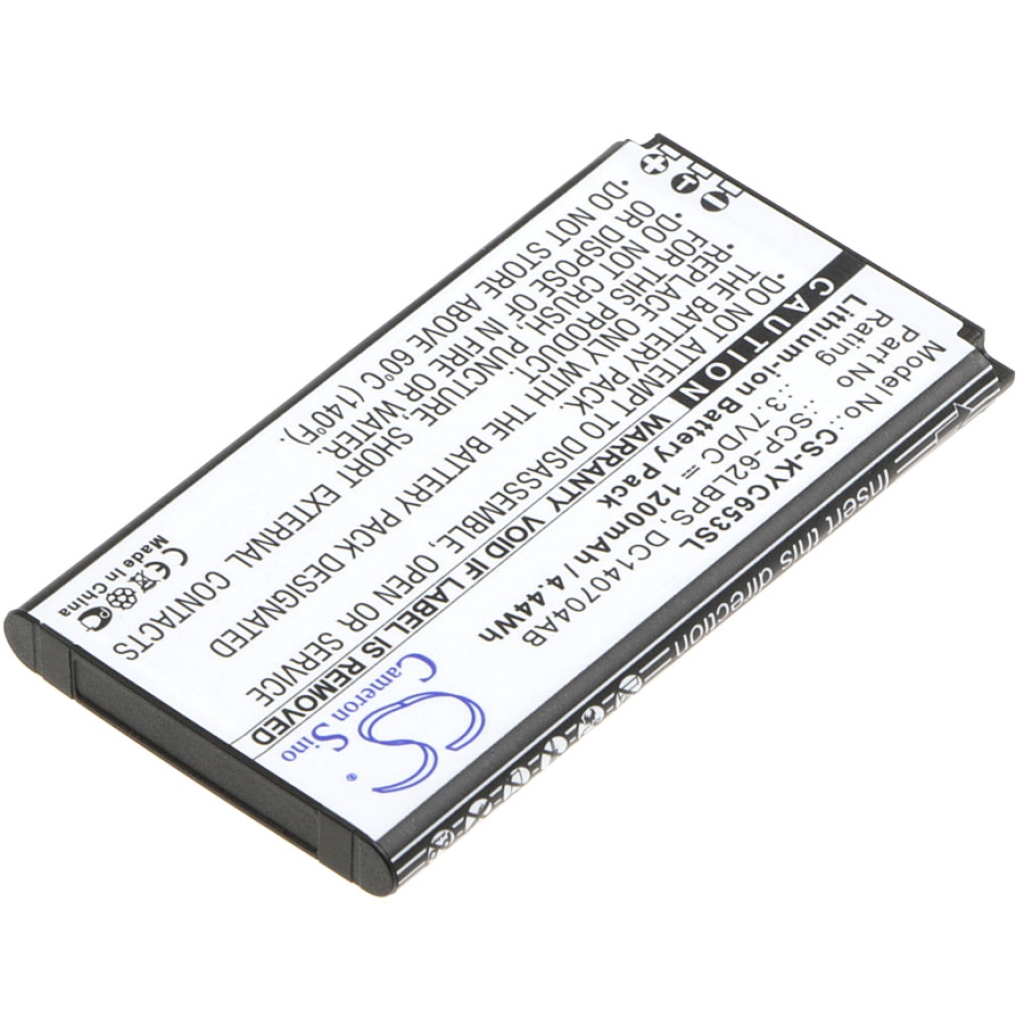 Batería del teléfono móvil Kyocera CS-KYC653SL