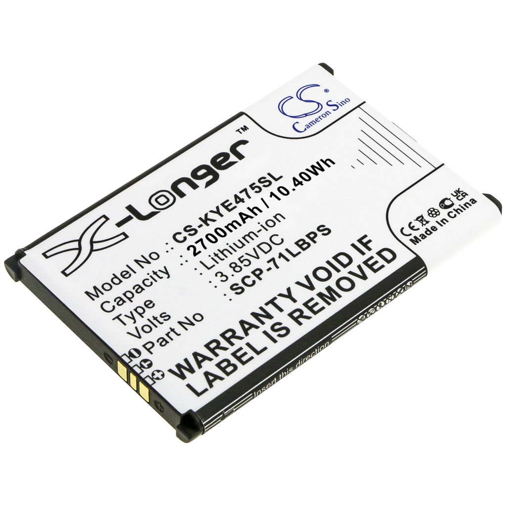 Batería del teléfono móvil Kyocera CS-KYE475SL
