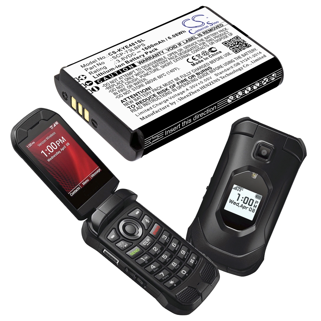 Batería del teléfono móvil Kyocera CS-KYE481SL