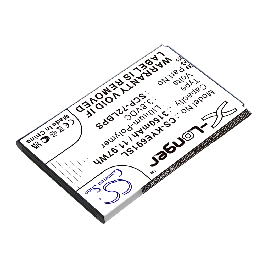 Batería del teléfono móvil Kyocera CS-KYE691SL