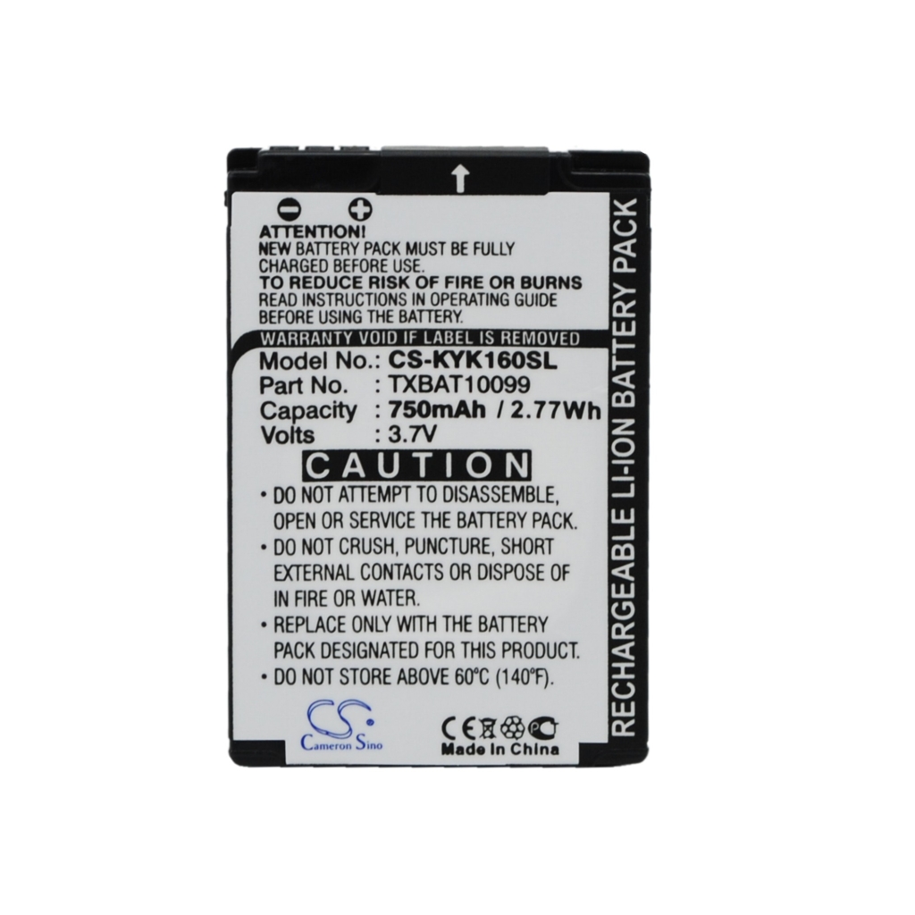 Batería del teléfono móvil Kyocera Xcursion KX160
