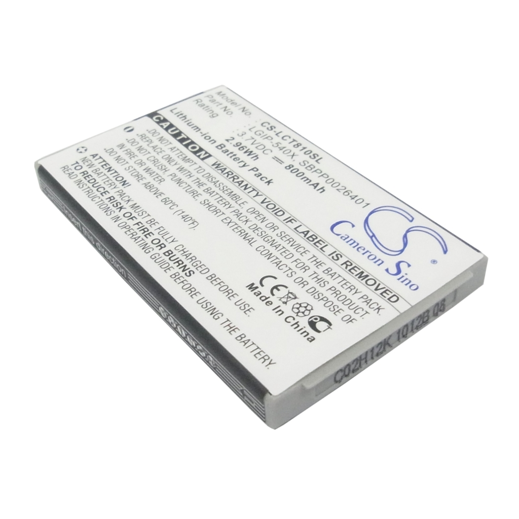 Batería del teléfono móvil LG CT810
