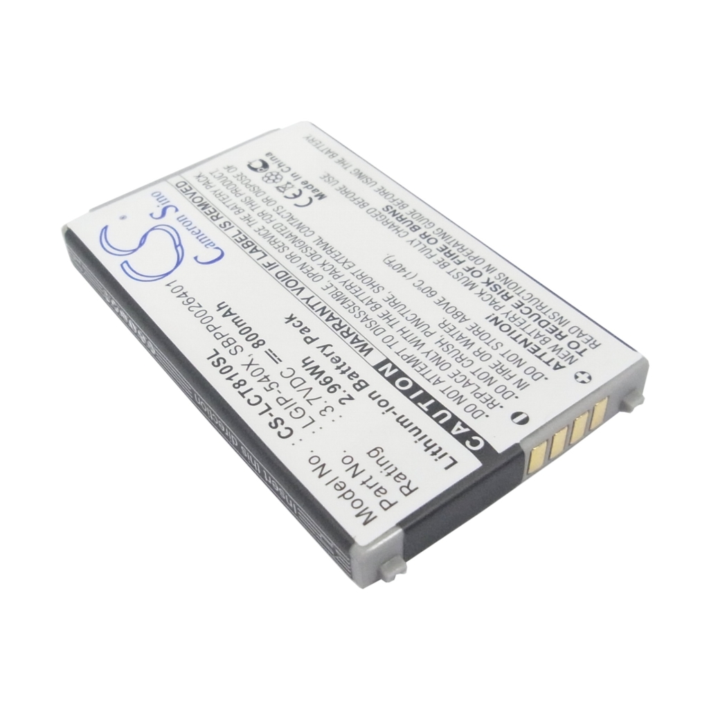 Batería del teléfono móvil LG CT810