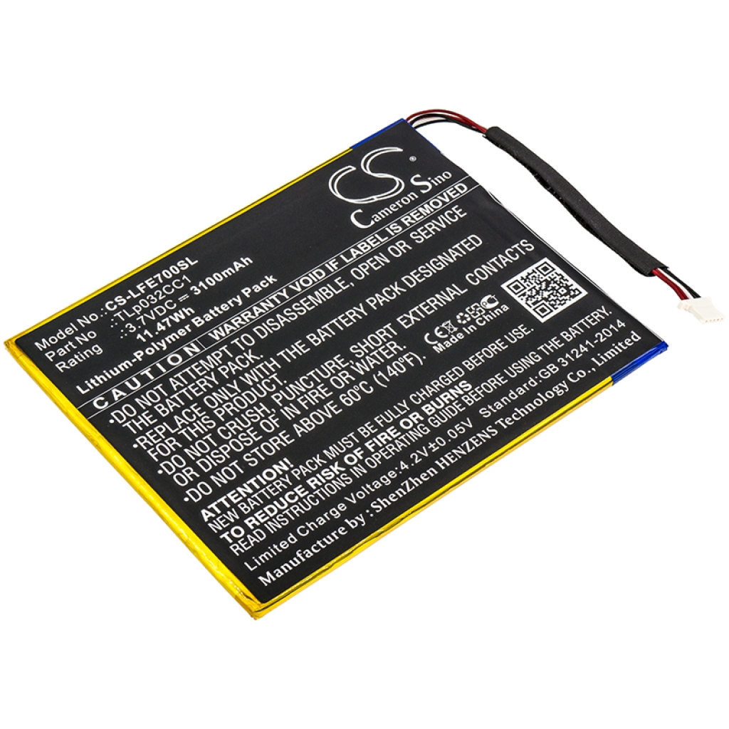 Batería de la tableta Leapfrog CS-LFE700SL