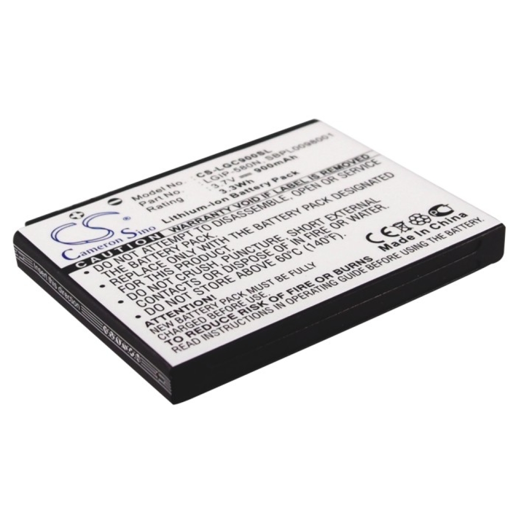 Batería del teléfono móvil LG Arena GT950