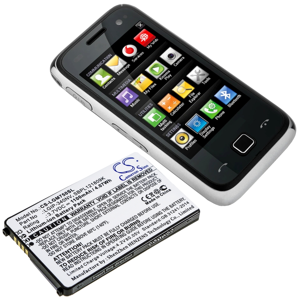 Batería del teléfono móvil LG Octane