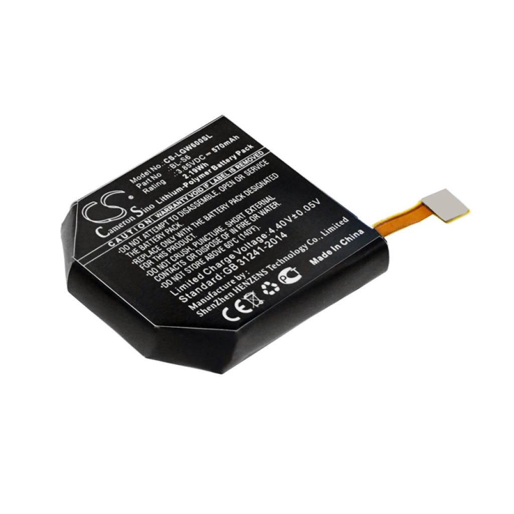 Batería Smartwatch Lg CS-LGW600SL