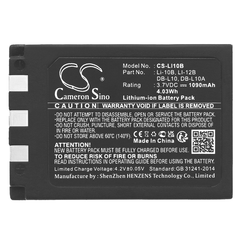 Batería de la cámara Sanyo Xacti VPC-MZ3EX