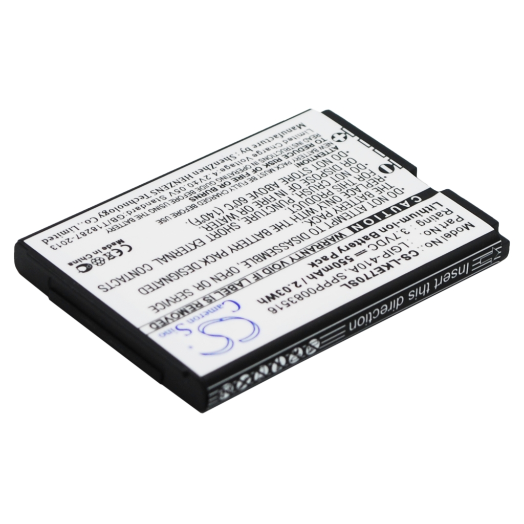 Batería del teléfono móvil LG KE770