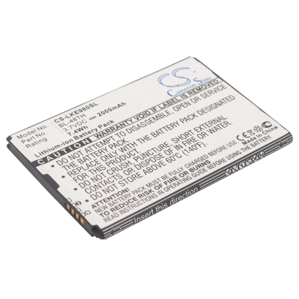 Batería del teléfono móvil LG E980