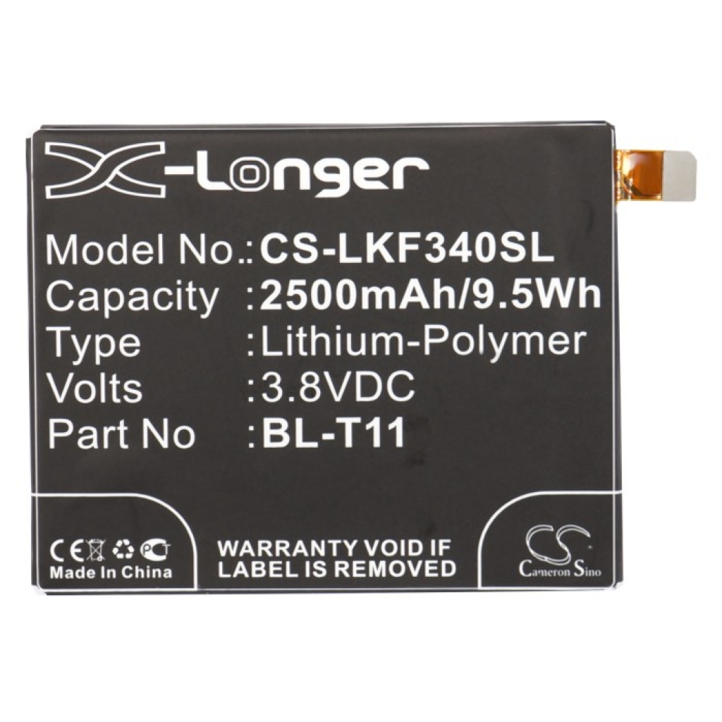 Batería del teléfono móvil LG F340