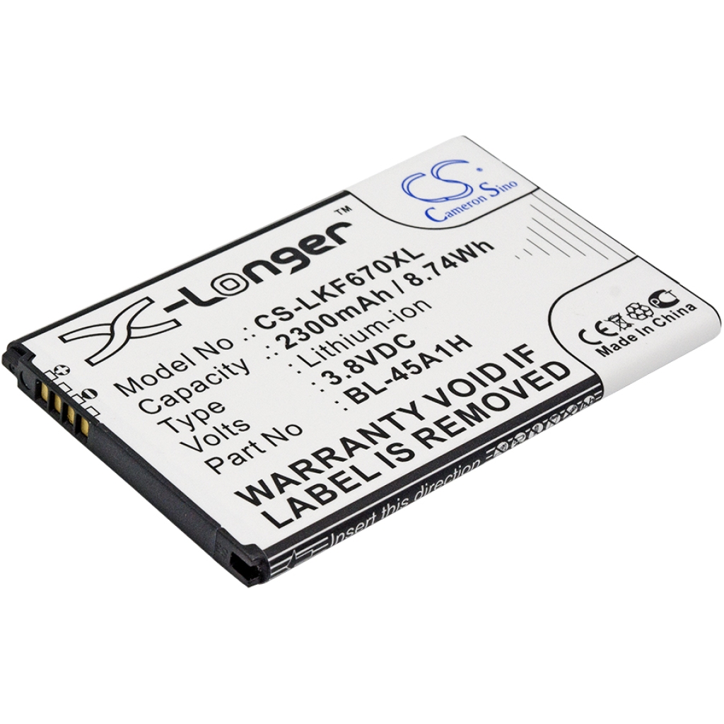 Batería del teléfono móvil LG M2