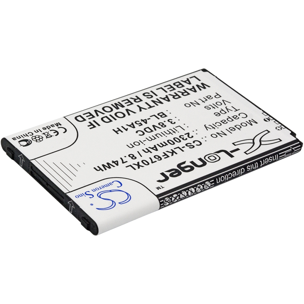 Batería del teléfono móvil LG M2