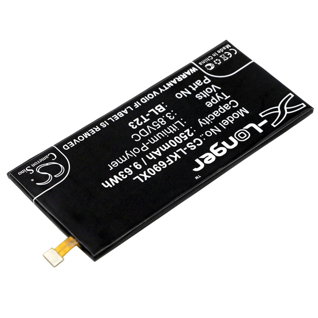 Batería del teléfono móvil LG CS-LKF690XL