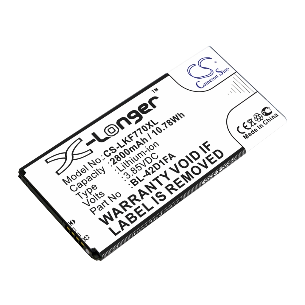 Batería del teléfono móvil LG CS-LKF770XL