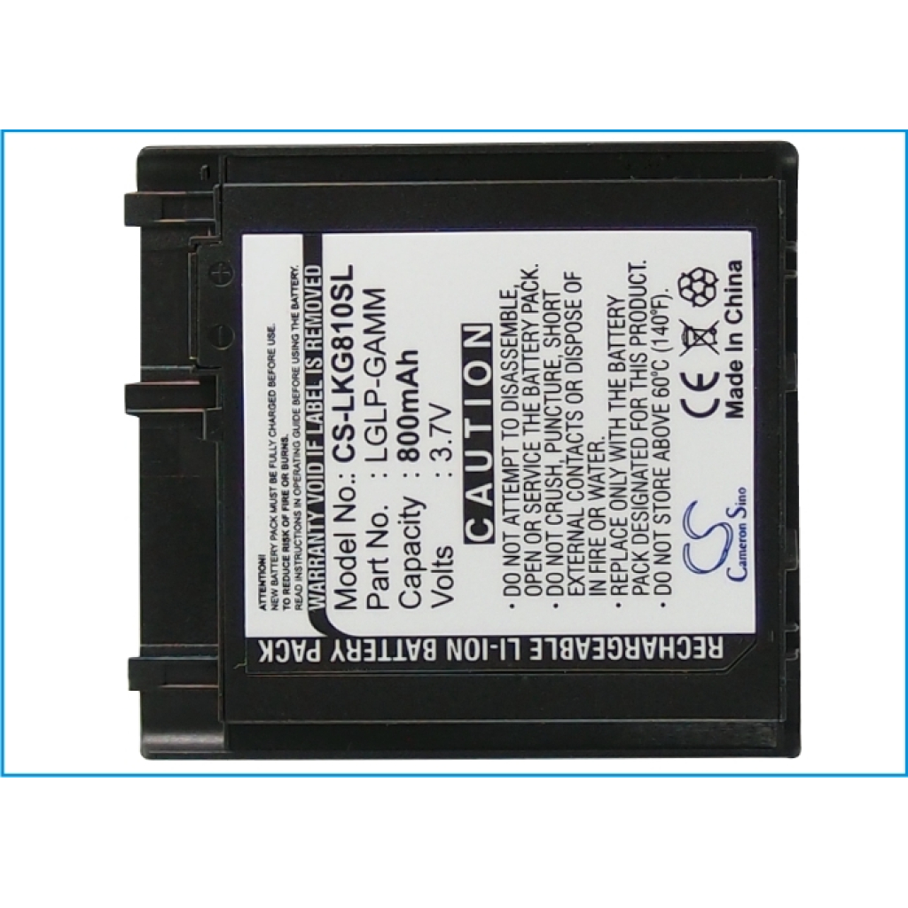 Batería del teléfono móvil LG CS-LKG810SL