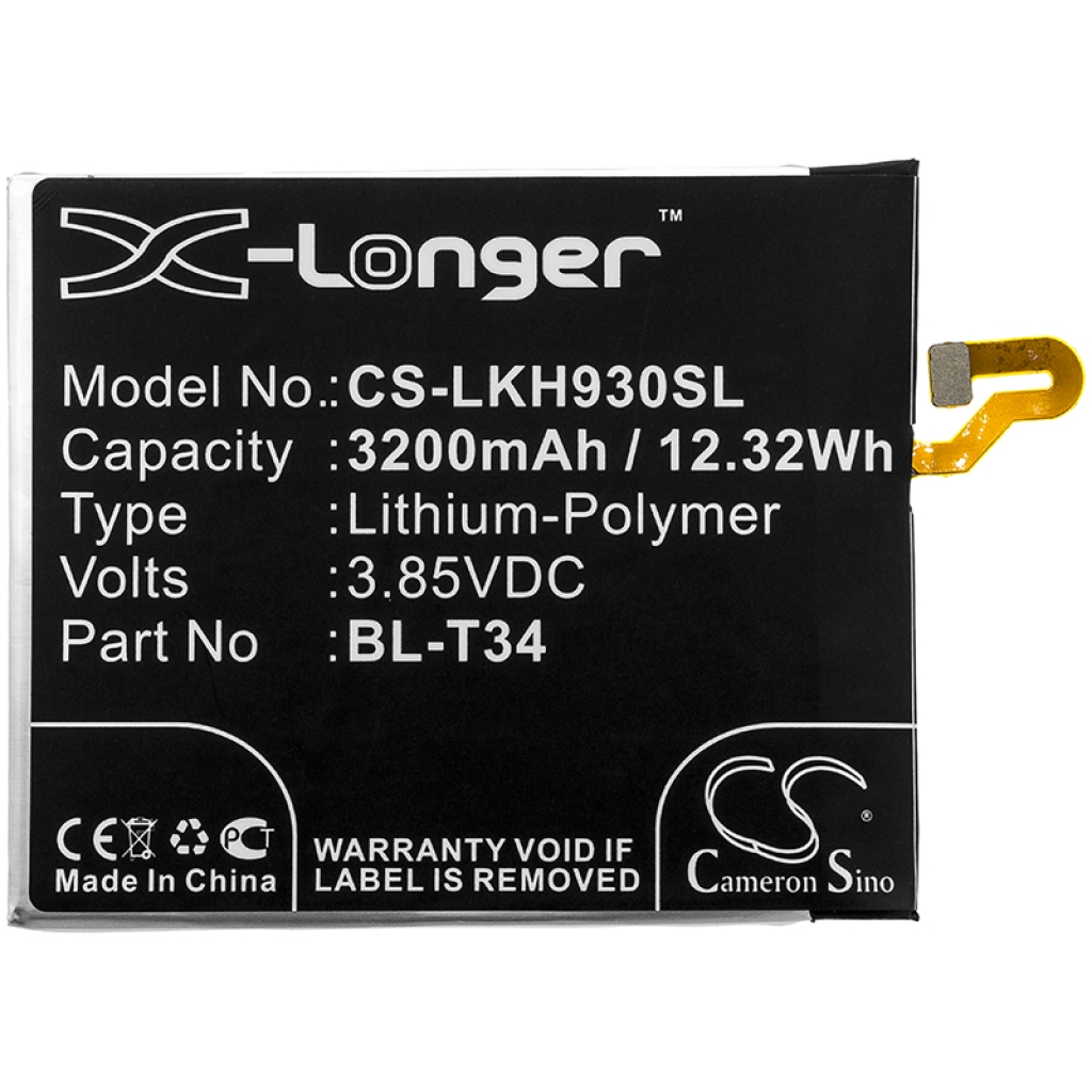 Batería del teléfono móvil LG CS-LKH930SL