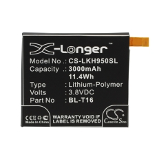 Reemplazo de batería compatible para LG BL-T16,EAC62718201