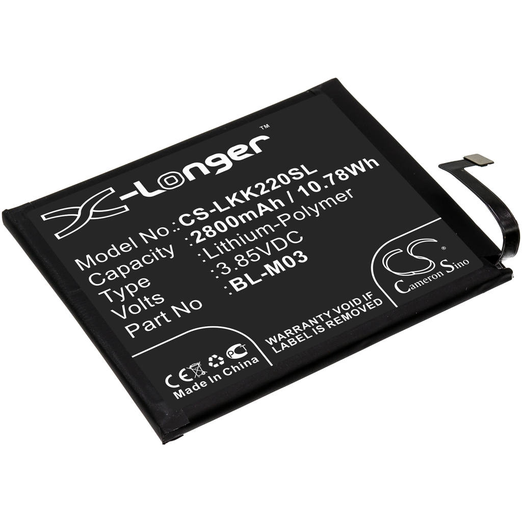 Batería del teléfono móvil LG CS-LKK220SL