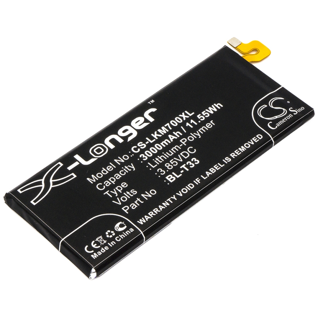 Batería del teléfono móvil LG CS-LKM700XL