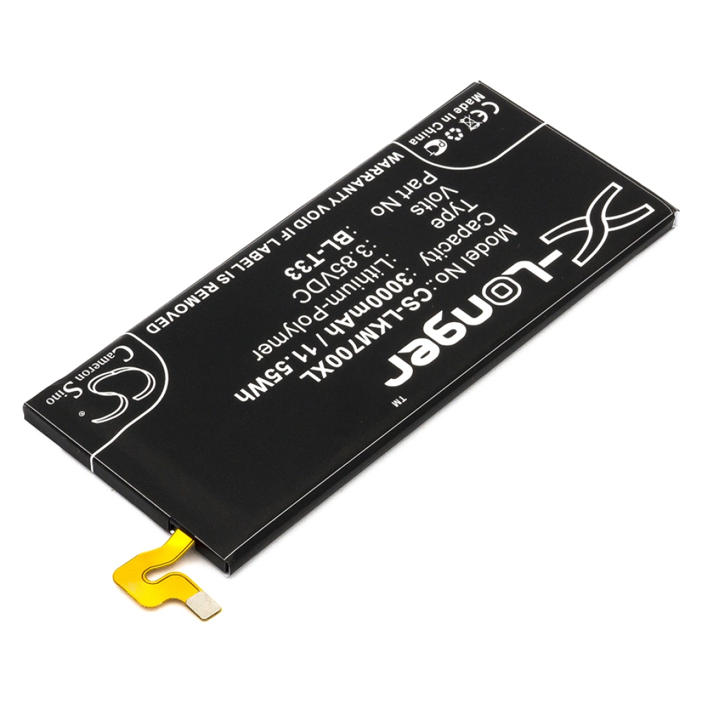 Batería del teléfono móvil LG CS-LKM700XL