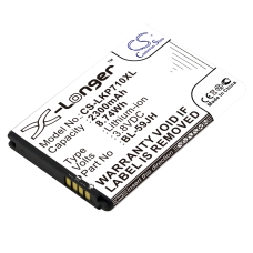 Reemplazo de batería compatible para LG BL-59JH,EAC61998401,EAC61998402,EAC62018401