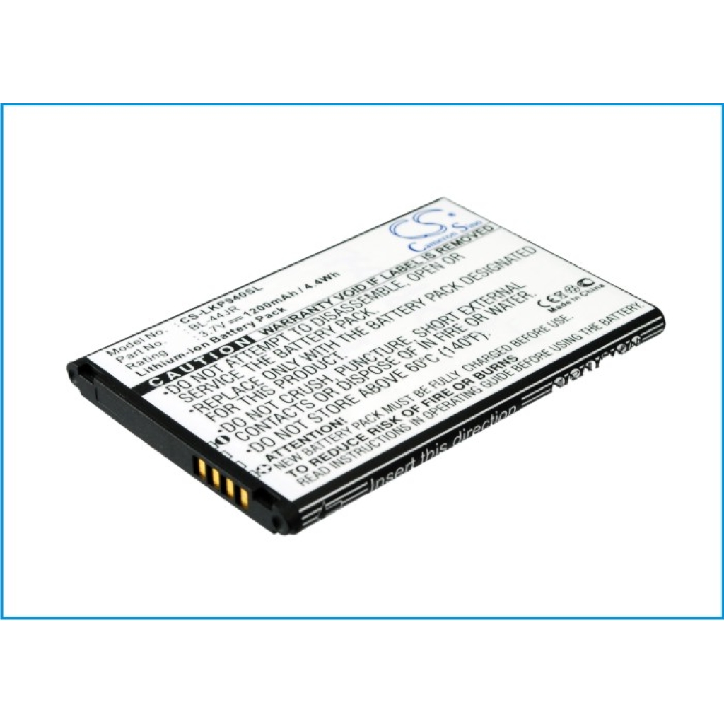 Batería del teléfono móvil LG Prada 3.0