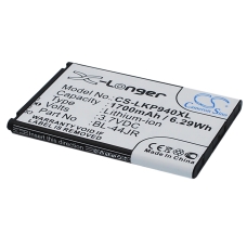 Reemplazo de batería compatible para LG BL-44JR