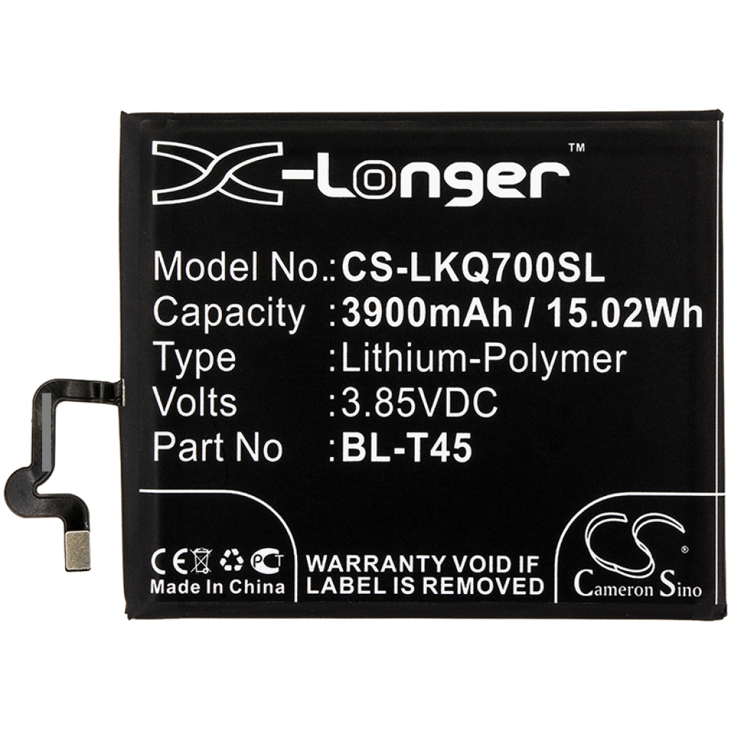 Batería del teléfono móvil LG CS-LKQ700SL