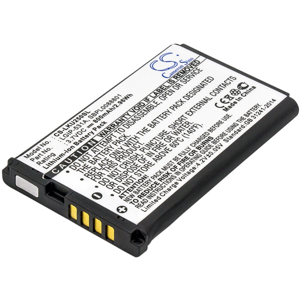 Batería del teléfono móvil T-Mobile A170