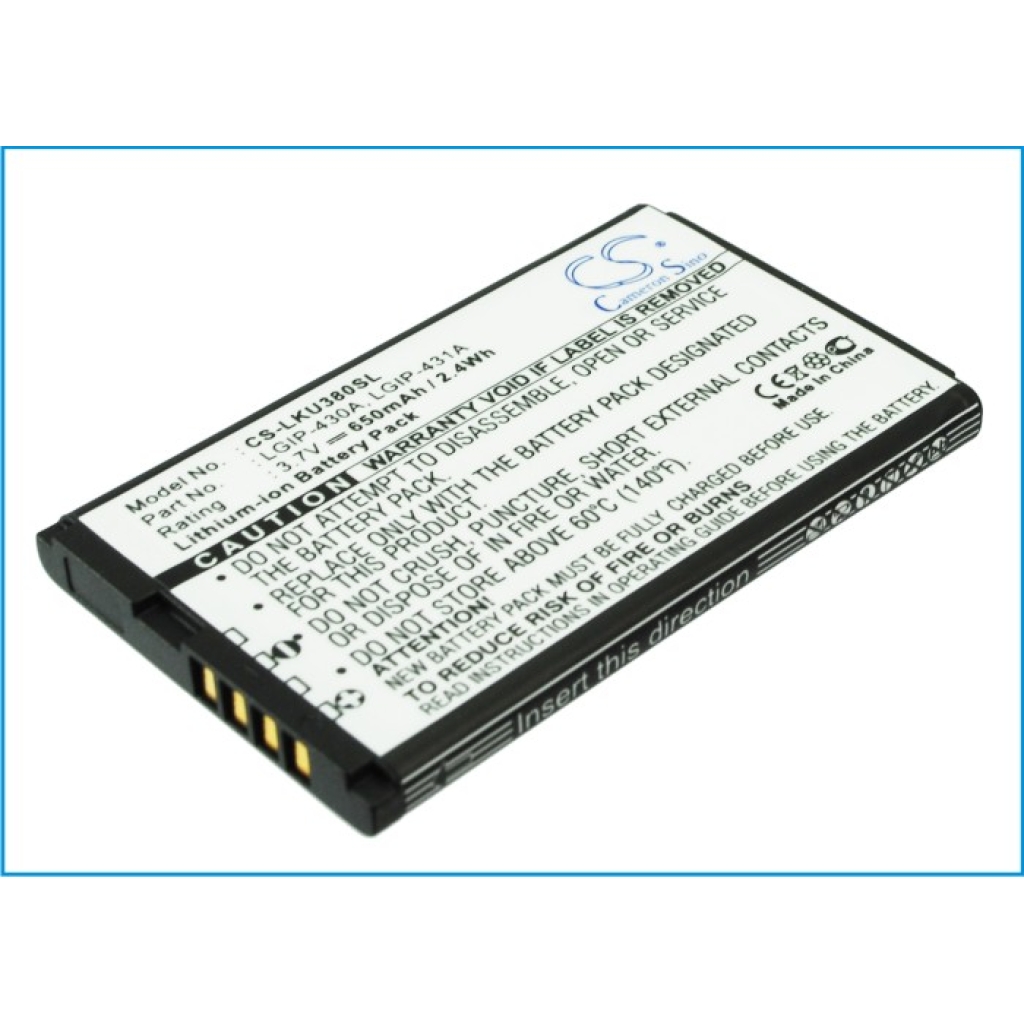Batería del teléfono móvil LG Ruby