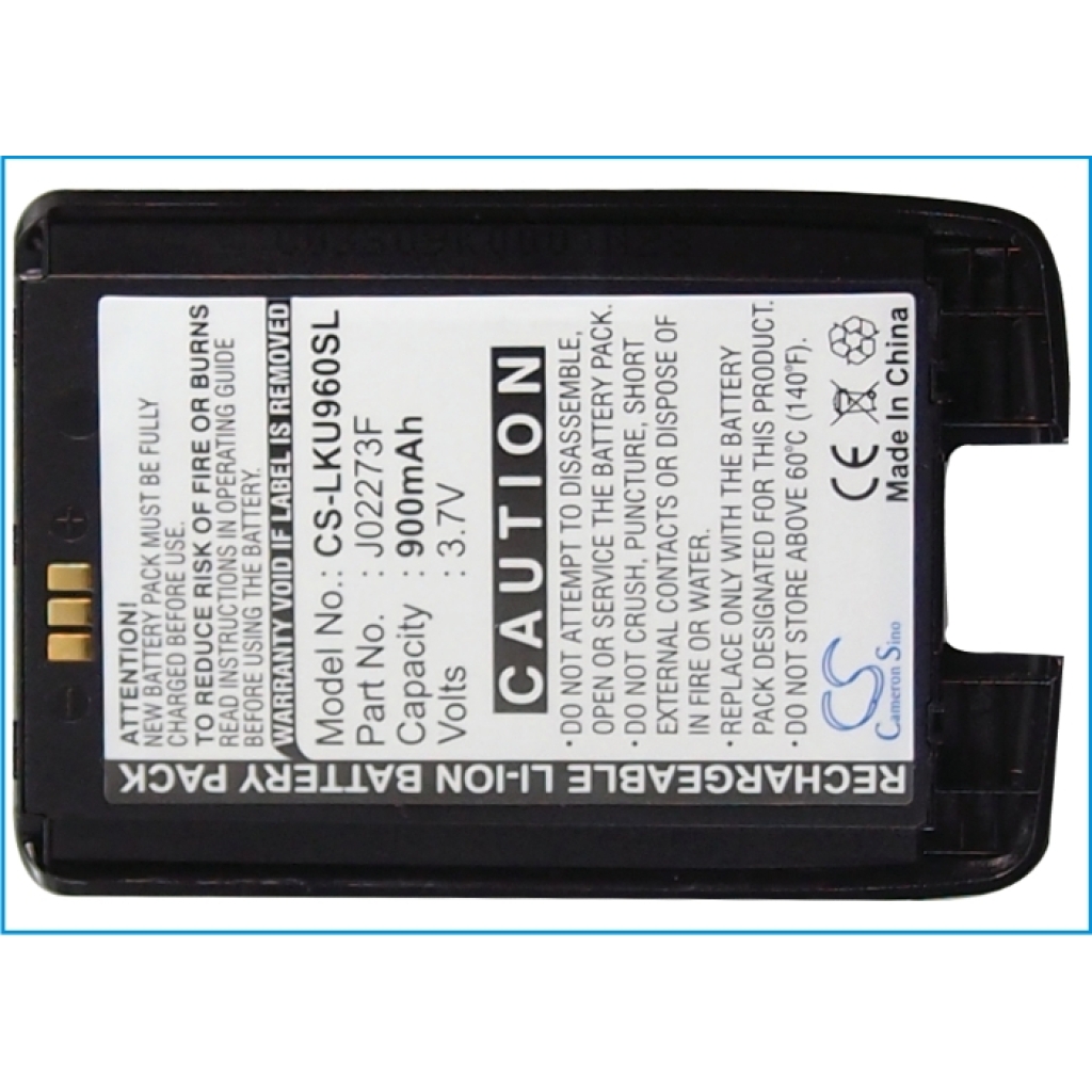 Batería del teléfono móvil LG CS-LKU960SL
