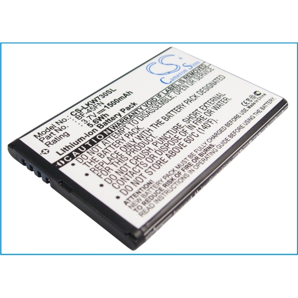 Batería del teléfono móvil LG KW730