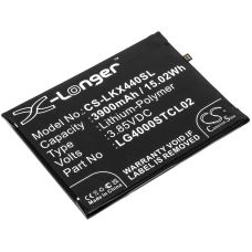Reemplazo de batería compatible para LG LG4000STCL02