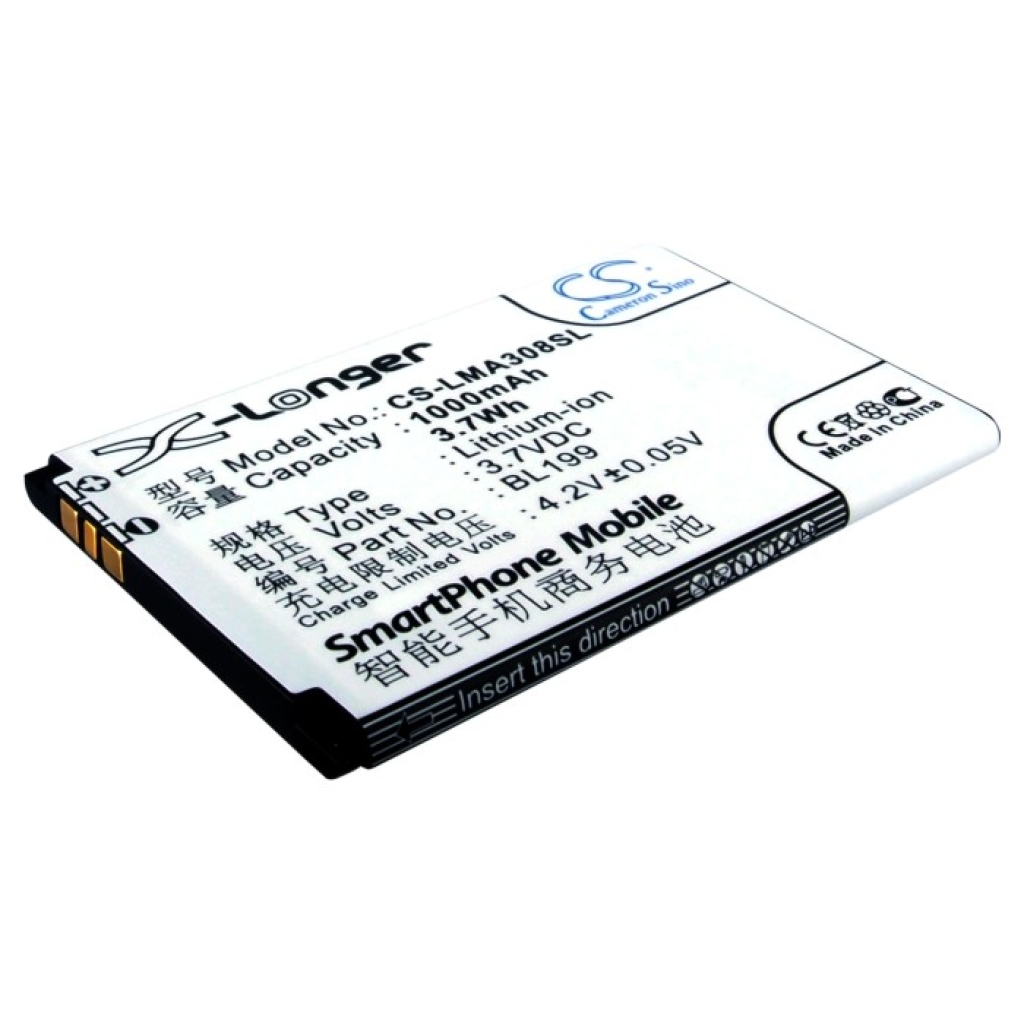 Batería del teléfono móvil Lenovo CS-LMA308SL