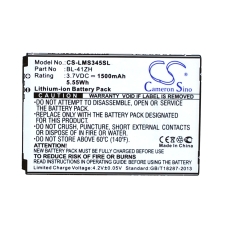 Reemplazo de batería compatible para LG BL-41ZH,BL-41ZHB,EAC62378407,EAC62778201