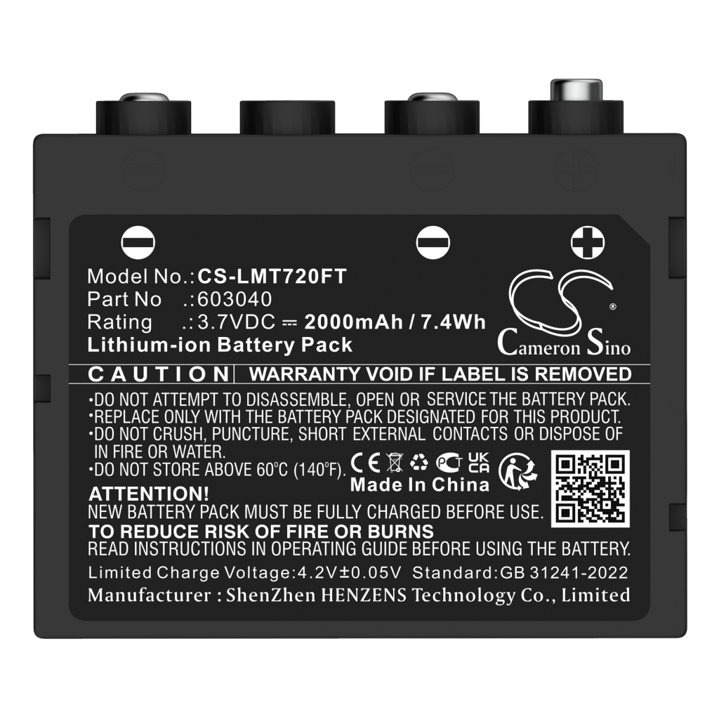 Batería del sistema de iluminación Ledlenser CS-LMT720FT