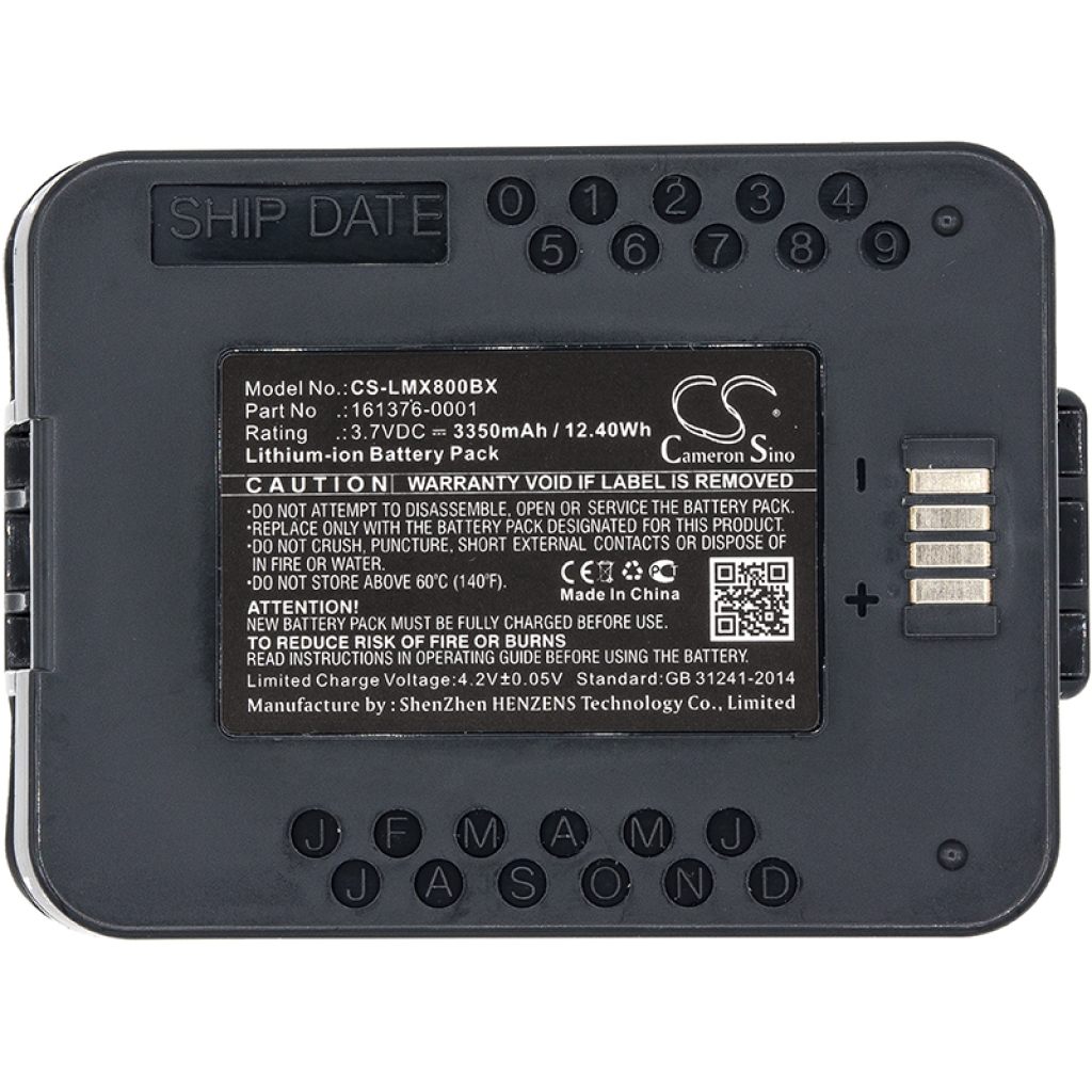 Batería de código de barras, escáner LXE CS-LMX800BX