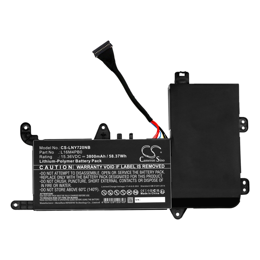 Batería para portátil Lenovo CS-LNY720NB