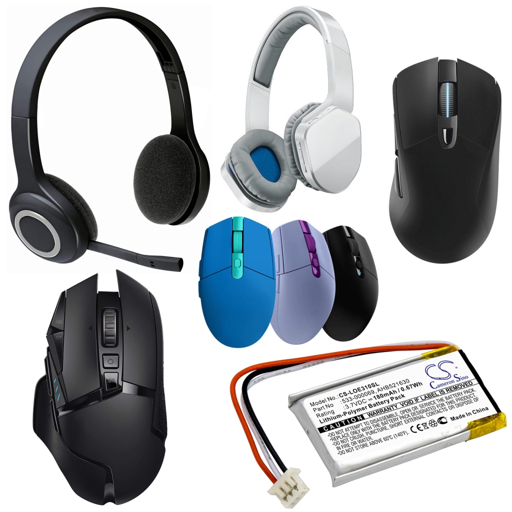 Batería para auriculares inalámbricos Logitech CS-LOE310SL