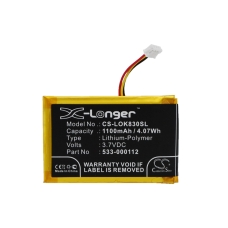 Reemplazo de batería compatible para Logitech 533-000112,L/N 1406