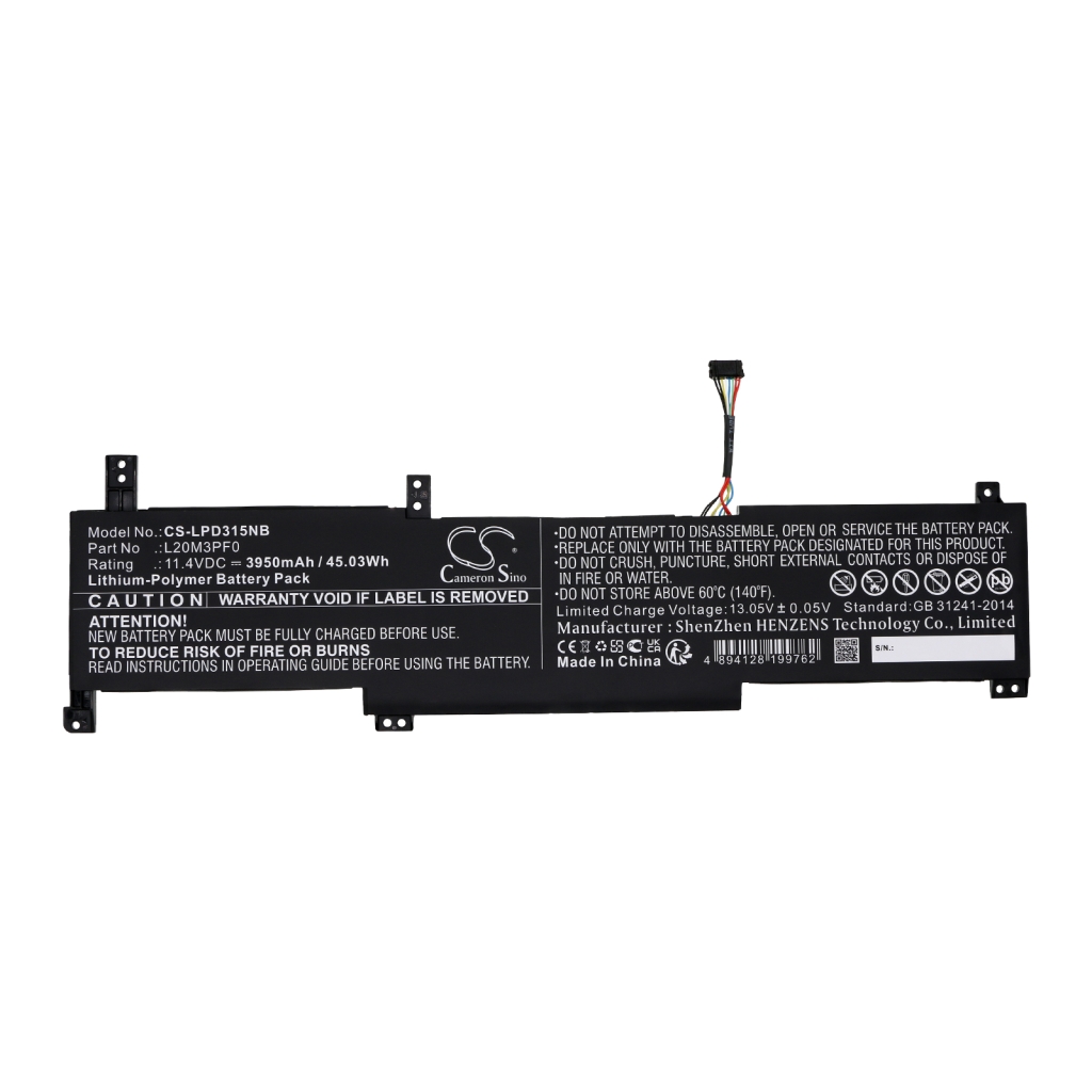 Batería para portátil Lenovo CS-LPD315NB