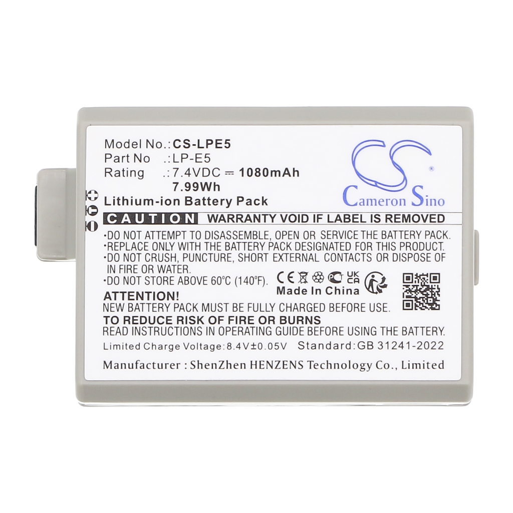 Baterías Sustituye LP-E5