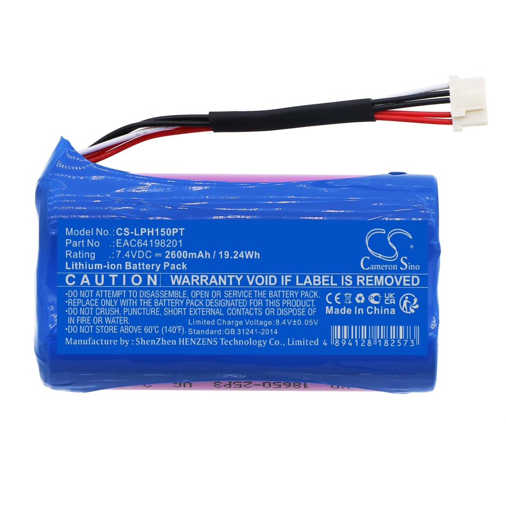 Batería del proyector Lg CS-LPH150PT