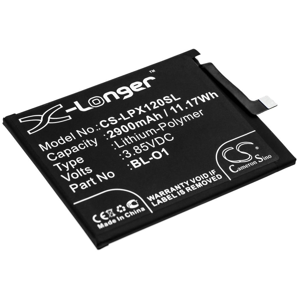 Batería del teléfono móvil LG CS-LPX120SL