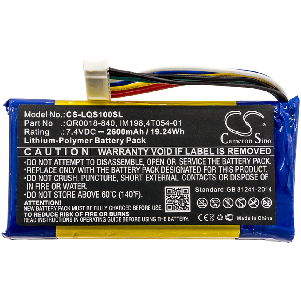 Batería de la cámara de seguridad del hogar Qolsys CS-LQS100SL