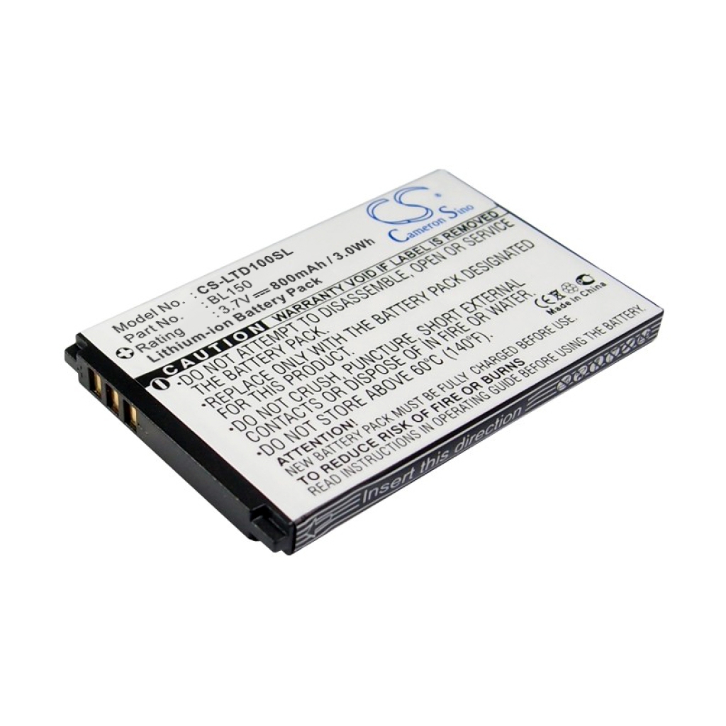 Batería del teléfono móvil Lenovo CS-LTD100SL