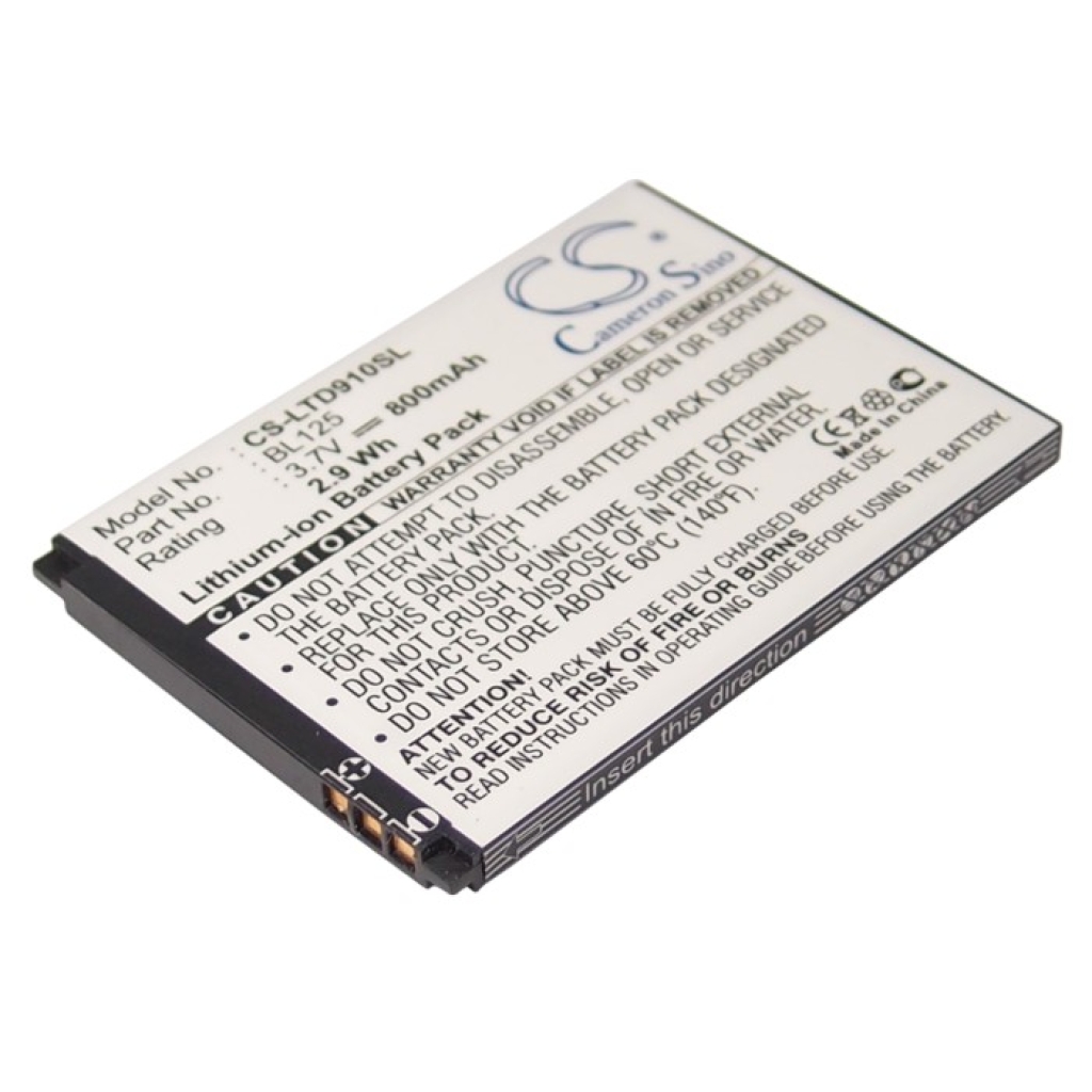 Batería del teléfono móvil Lenovo CS-LTD910SL