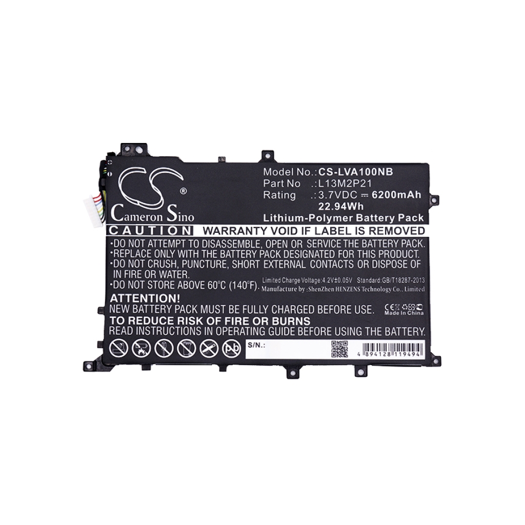 Batería para portátil Lenovo CS-LVA100NB