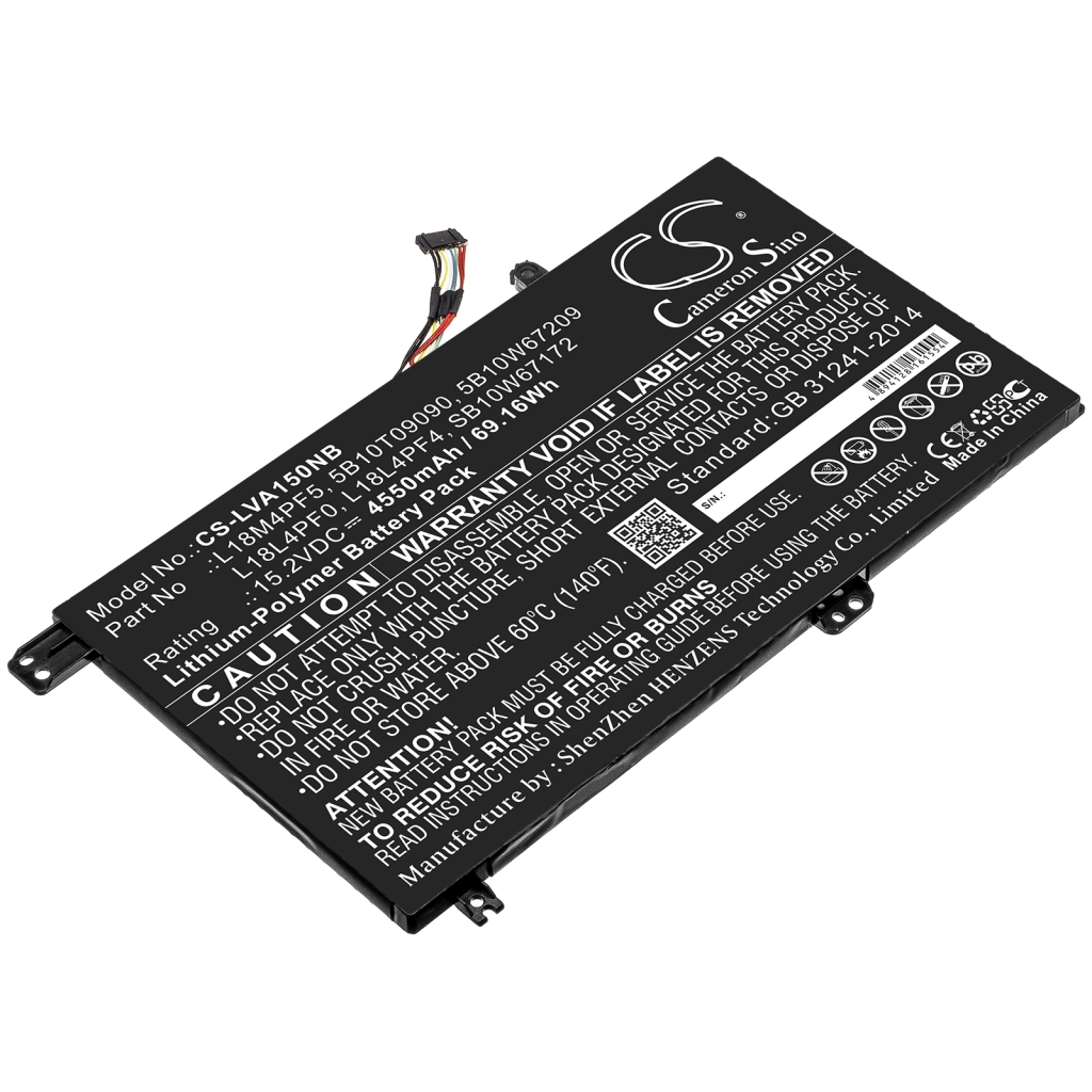 Batería para portátil Lenovo CS-LVA150NB